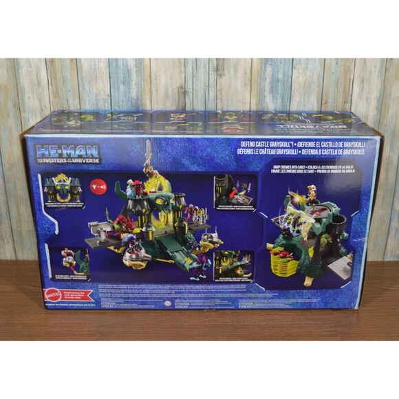 He-Man Castle Grayskull Playset MOTU Netflix 20+ Sounds Lights 360 Play NIB - Picture 2 of 14